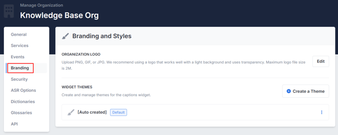 Organization Settings_branding